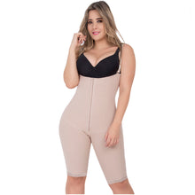 Load image into Gallery viewer, UPlady 6172 | Open Bust Tummy Control Butt Lifter Knee Length Bodysuit - Pal Negocio
