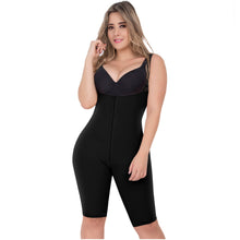 Load image into Gallery viewer, UpLady 6172 | Open Bust Tummy Control Butt Lifter Knee Length Bodysuit
