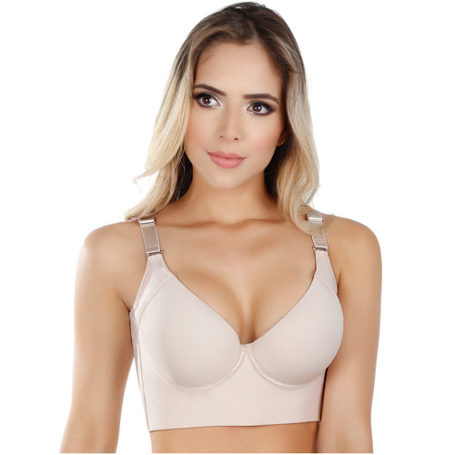 UpLady 8532 | Extra Firm High Compression Full Cup Push Up Bra 