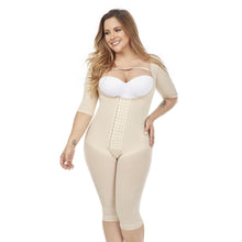 Load image into Gallery viewer, Fajas MariaE 9142 | Long Sleeve Postoperative Shapewear With Over Bust Strap | After Pregnancy Compression Garment
