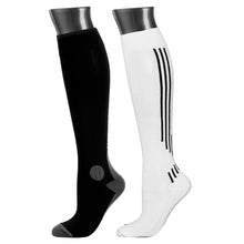 Load image into Gallery viewer, Be Shapy 2 Pack Sports Compression Athletic Knee High Unisex Socks Medias Deportivas
