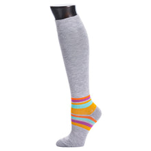 Load image into Gallery viewer, Be Shapy 2 Pack Knee High Sports Compression Colorful Socks Medias de Compresión Largas
