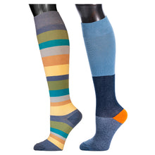 Load image into Gallery viewer, Be Shapy 2 pack Leg Compression Unisex Socks Medias Largas
