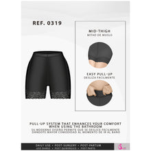 Load image into Gallery viewer, Fajas Salome 0319 | BBL Compression Shaper Shorts for Women | Tummy Control Butt Lifter Mid Thigh Shapewear Shorts | Powernet - Pal Negocio
