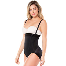 Load image into Gallery viewer, Diane &amp; Geordi 2405F | Strapless Butt Lifting Shapewear Bodysuit | Postpartum Girdle / Powernet
