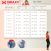 Load image into Gallery viewer, DRAXY 1324 Colombian Butt lifter Mid Rise Skinny Jeans - Pal Negocio

