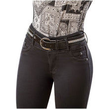 Load image into Gallery viewer, DRAXY 1443 Butt Lifting Mid Rise Skinny Jeans for Women
