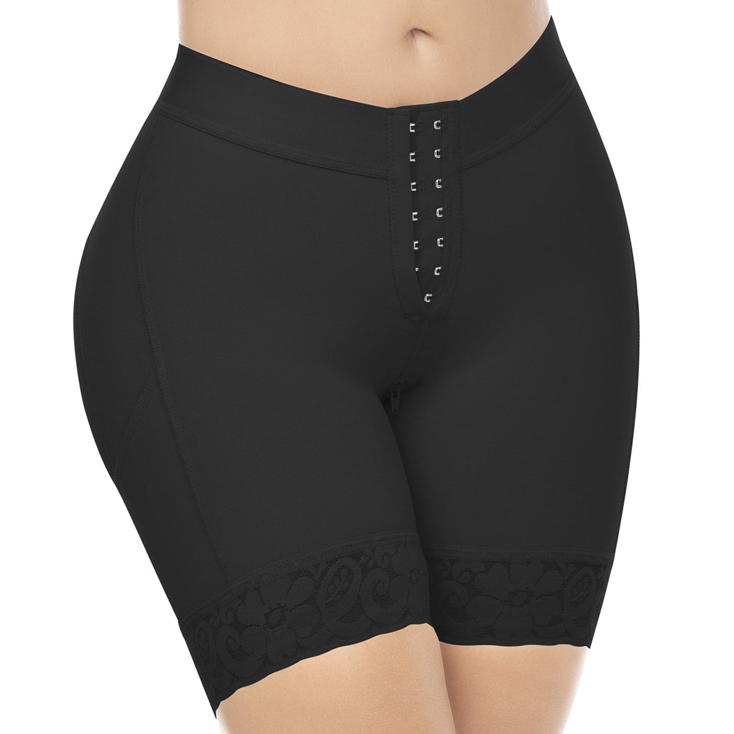 Fajas MariaE FC302 Fajas Colombianas Butt Lift & Low Tummy Control Shapewear Short | Everyday Use Girdle | Powernet