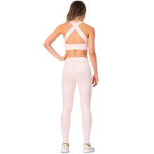 Load image into Gallery viewer, FLEXMEE 902032 Criss-Cross Pink Sports Bra for Women | Microfiber
