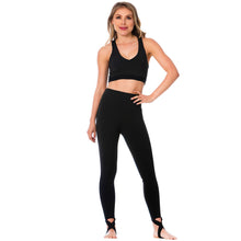 Load image into Gallery viewer, FLEXMEE 902036 | Criss-Cross Black Sports Bra for Women
