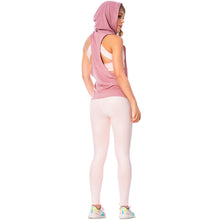 Load image into Gallery viewer, FLEXMEE 930023 Women&#39;s Pink Sleeveless Hooded Tank Top | Light Microfiber
