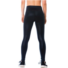 Load image into Gallery viewer, FLEXMEE 946164 | High-Rise Shimmer Black Sports Leggings for Women
