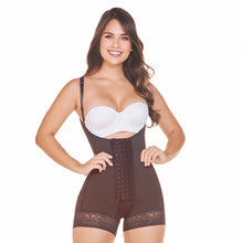 Load image into Gallery viewer, Fajas MariaE FQ110 | Post Surgery Open Bust Shapewear Bodysuit | Tummy Control Panty Girdle for Daily Use
