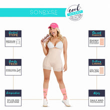 Load image into Gallery viewer, SONRYSE TR103 Colombian Shapewear Bodysuit with Bra | Post Surgery Body Shapers with Sleeves | Stage 1 Faja / Triconet
