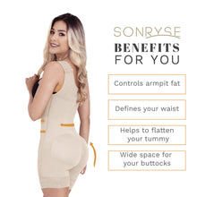 Load image into Gallery viewer, SONRYSE 211BF | Butt Lifter Colombian Bodysuit Shapewear | Postpartum and Everyday Use

