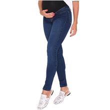 Load image into Gallery viewer, LOWLA 219898 | Maternity Skinny Jeans with Baby Bump Elastic Band 
