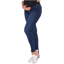 Load image into Gallery viewer, LOWLA 219898 | Maternity Skinny Jeans with Baby Bump Elastic Band
