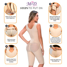 Load image into Gallery viewer, Fajas MYD 0879 Post-Surgical Full Body Shaper for Women
