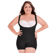Load image into Gallery viewer, Fajas MariaE 9831 | Postpartum Butt Lifting Body Shaper for Daily Use | Open Bust with Front Zipper
