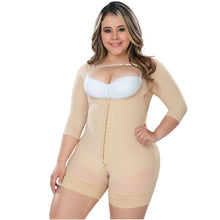 Load image into Gallery viewer, Fajas MYD 0064 Mid-Thigh Body Shapewear Bodysuit for Women / Post Surgery and Daily Use / Powernet
