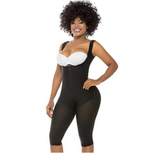 Load image into Gallery viewer, Fajas Salome 0520 | Open Bust Post Surgery Full Body Shaper for Women | Butt Lifter Knee Length Bodysuit | Powernet - Pal Negocio
