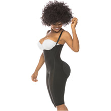 Load image into Gallery viewer, Fajas Salome 0515 | Open-Bust Postpartum Bodysuit | Knee Length Full Body Shaper for Women | Powernet - Pal Negocio

