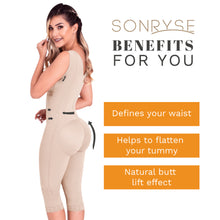 Load image into Gallery viewer, SONRYSE 052 | Colombian Full Body Shaper for Post Surgery with Built-in Bra | Butt Lifting Effect and Tummy Control
