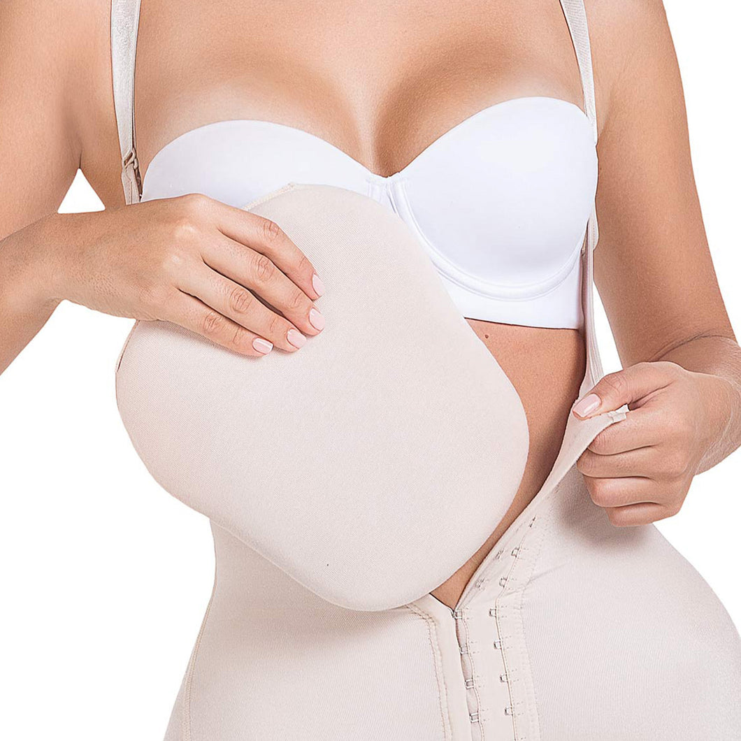 Fajas MariaE TQ101 | Post Surgery Liposuction Ab Board for Women | Pear Shape | Nylon 